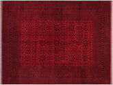 handmade Tribal Biljik Khal Mohammadi Red Blue Hand Knotted RECTANGLE 100% WOOL area rug 8 x 11